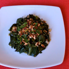 Vegetarian Greens with Pecan Gremolata