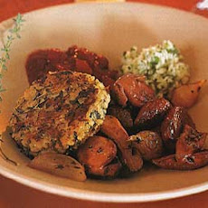 Roasted Wild Mushrooms in Red-Wine Reduction