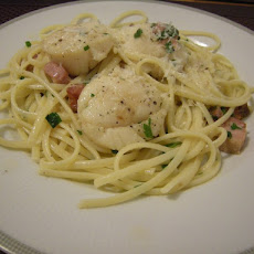 Linguine with Scallops and Pancetta