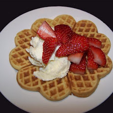 Simple Pleasure Waffle / Waffles and Ice Cream !!!