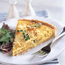 Yellow Squash and Mozzarella Quiche with Fresh Thyme