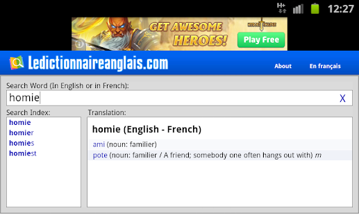 How to download English-French Dictionary 2.0 mod apk for pc