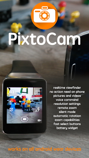 Pixtocam For Android Wear Iphone用アプリ からios用ダウンロード Makeev Apps