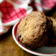 Chocolate cherry scones with cinnamon-orange butter