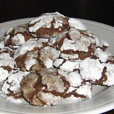 Brown Sugar Chocolate Crackle Cookies