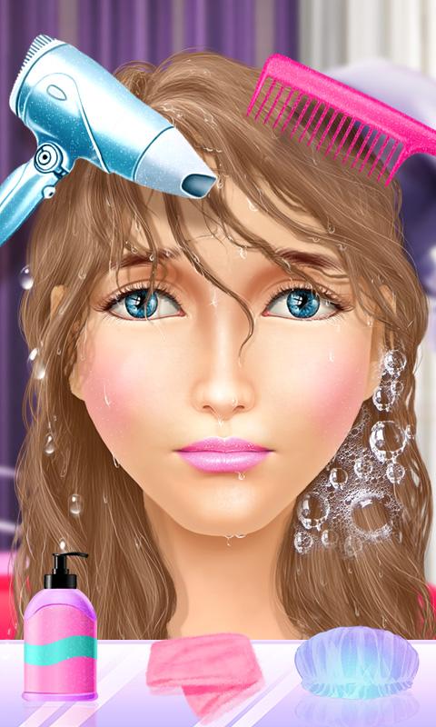 Android application Princess Makeover - Hair Salon screenshort