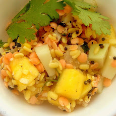 Summertime Lentil Salad With Mango