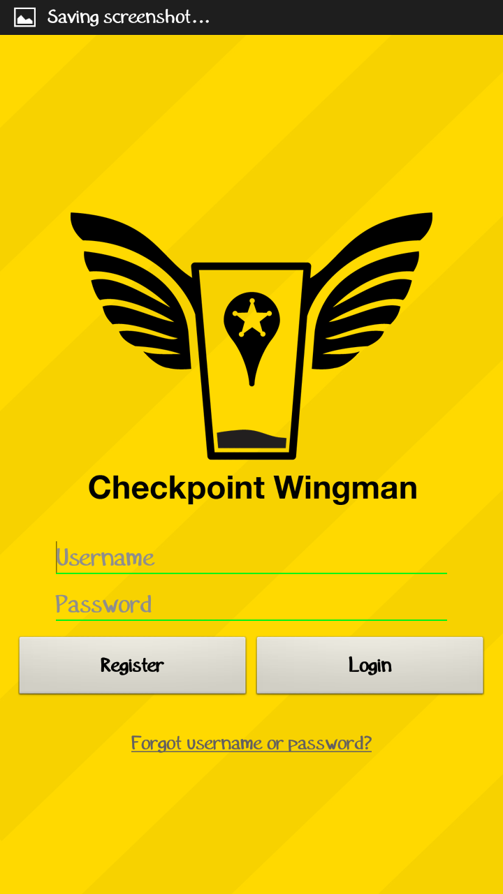 Android application Checkpoint Wingman screenshort