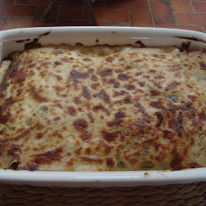Patate Gratinate al Stracchino e Gorgonzola - Potato Gratin with Stracchino and Gorgonzola cheese