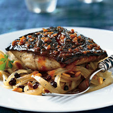 Black Cod with Roasted Sweet-and-Sour Onions