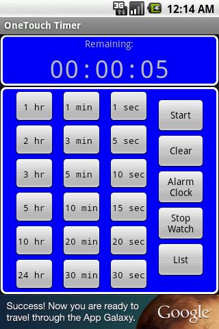 OneTouch Timer Beta