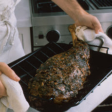 Herb-Crusted Leg of Lamb
