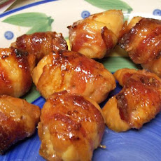 Maple Broiled Scallops or Chicken Breast Bites