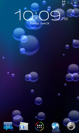 Blue Bubbles Live Wallpaper