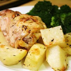 Lebanese Chicken and Potatoes