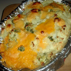 Smashed Potatoes With Broccoli