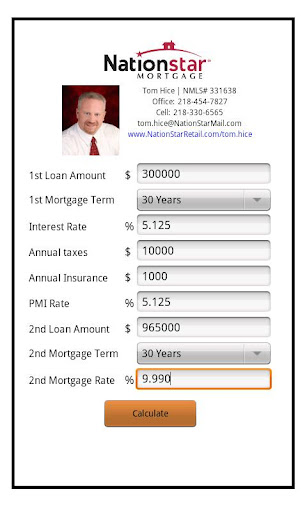 Tom Hice's Mortgage Calc