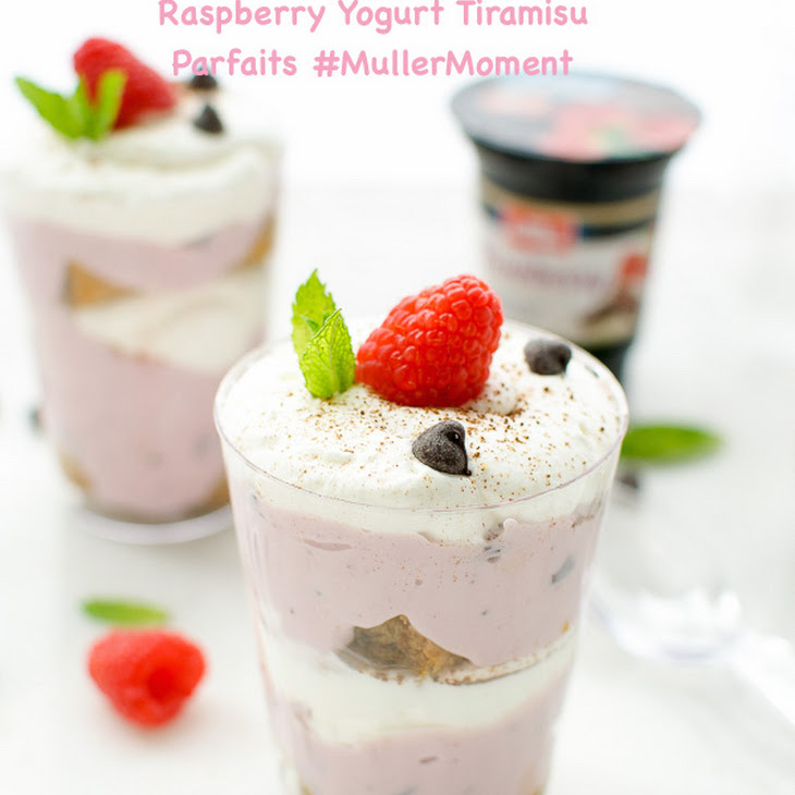Raspberry tiramisu  Yummly  Recipe Parfaits Yogurt yogurt recipe Tiramisu