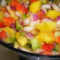 Peachy Mango Salsa