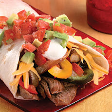 Grilled Steak Wraps With Avocado Picadillo