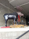 Wall Street Tower Moose Sculpture