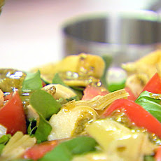 Arugula Salad with Pesto Vinaigrette