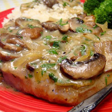 Pork Chops With Caramelized Onion-mushroom Sauce