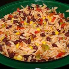 Orzo and Black Bean Salsa Salad