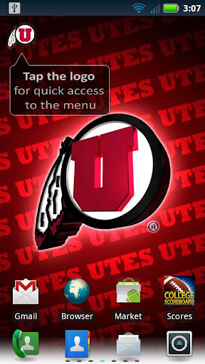 Utah Utes Revolving Wallpaper