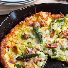 Asparagus and Double Smoked Bacon Popover