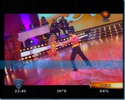 Sofía Zámolo en duelo de Cha cha cha