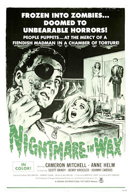 Nightmare in Wax (aka Crimes in the Wax Museum) (1969, USA) movie poster