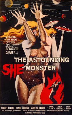 The Astounding She-Monster (1957, USA) movie poster