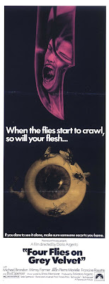 Four Flies on Grey Velvet (4 mosche di velluto grigio) (1971, Italy) movie poster