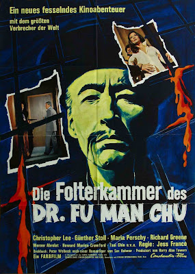 The Castle of Fu Manchu (Die Folterkammer des Dr. Fu Man Chu / El Castillo de Fu-Manchu) (1969, Germany / Italy / Spain / UK) movie poster