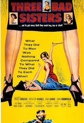 Three Bad Sisters (1956, USA) movie poster