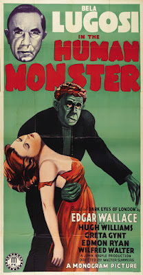 The Human Monster (The Dark Eyes of London) (1940, UK) movie poster