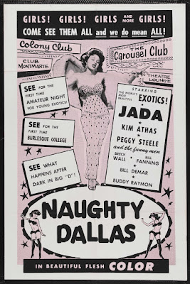 Naughty Dallas (aka Mondo Exotico) (1964, USA) movie poster