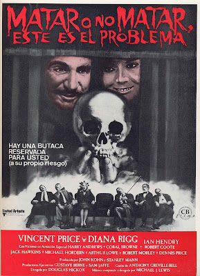 Theater of Blood (Theatre of Blood) (1973, UK) movie poster
