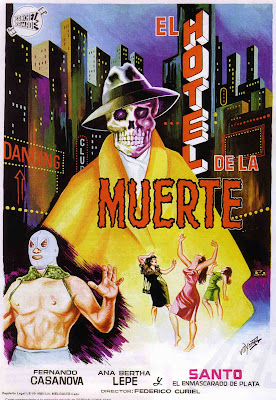 Santo in Hotel of Death (Santo en el hotel de la muerte) (1963, Mexico) movie poster