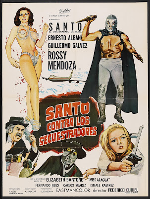 Santo vs. the Kidnappers (Santo contra los secuestradores) (1973, Mexico) movie poster