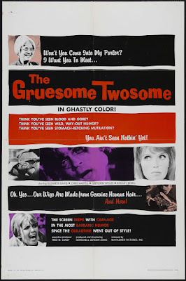 The Gruesome Twosome (1967, USA) movie poster