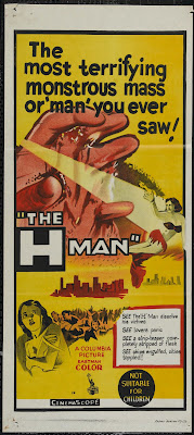 The H-Man (Bijo to Ekitainingen / Beauty and the Liquidman) (1958, Japan) movie poster