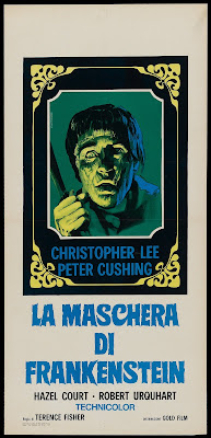 The Curse of Frankenstein (1957, UK) movie poster