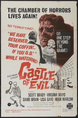 Castle of Evil (1966, USA) movie poster