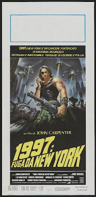 Escape from New York (1981, UK / USA) movie poster