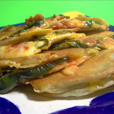Green Chili and Monterey Jack Quesadillas