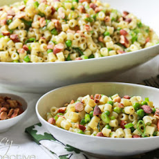 Pasta with Peas Smoked Almonds and Dill