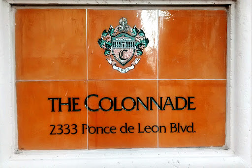 The Colonnade Plaque