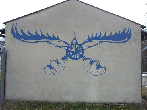 Mural Samolot ze Szponami